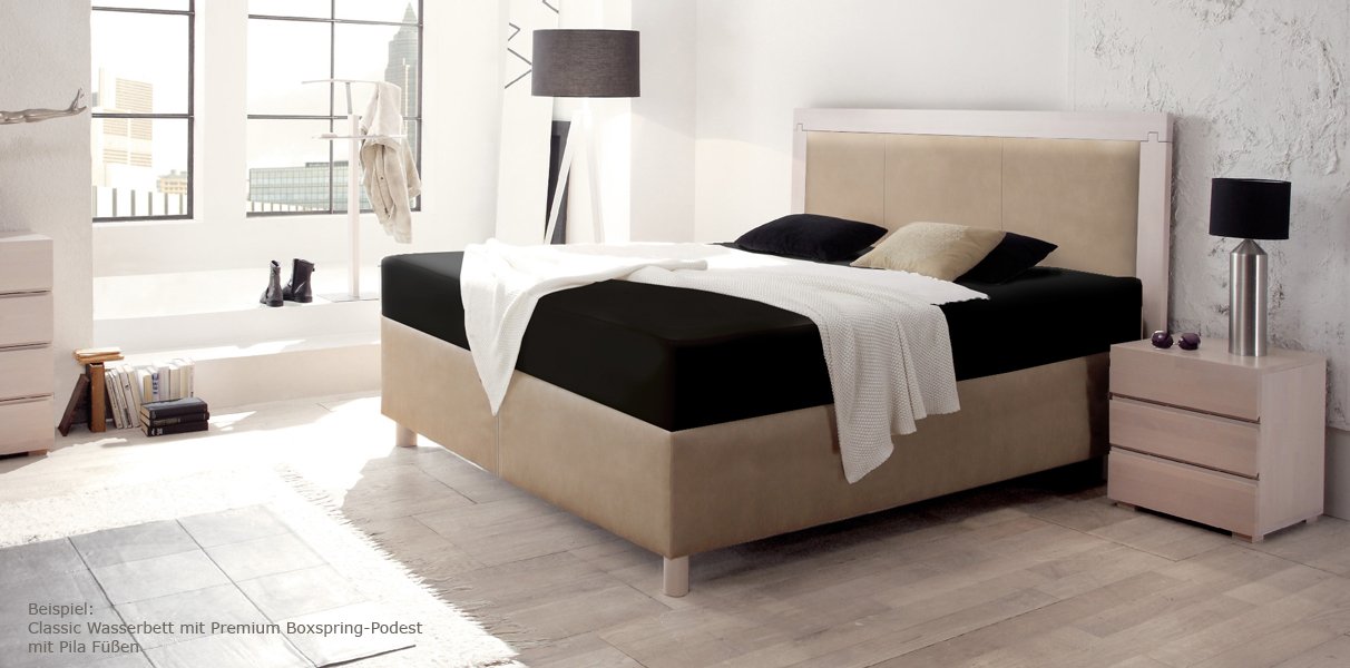 Boxspring-Wasserbett mit St. Moritz Kopfteil Abbildung 6